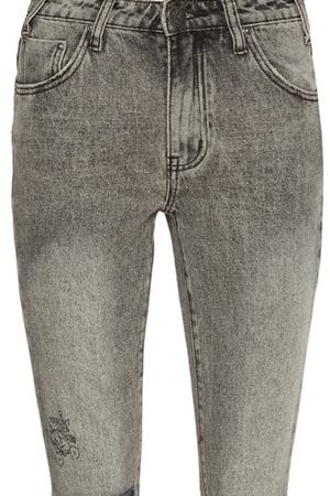 Серые джинсы с разрезами на коленях One Teaspoon 109270176