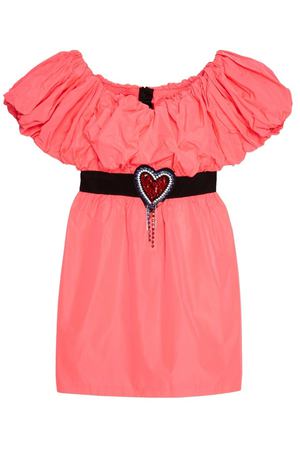 Розовое платье-мини MSGM 29670416