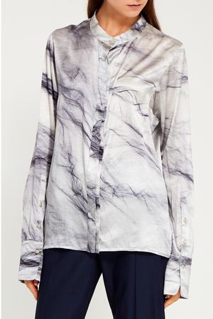 Шелковая блузка с абстрактным принтом Ilaria Nistri 177271159
