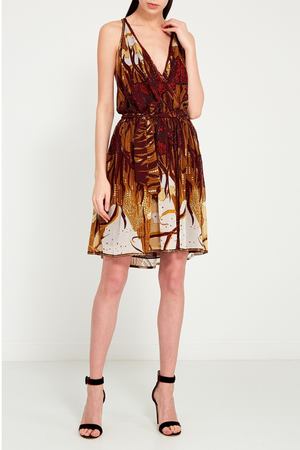 Платье с крупным принтом Gucci 47071195