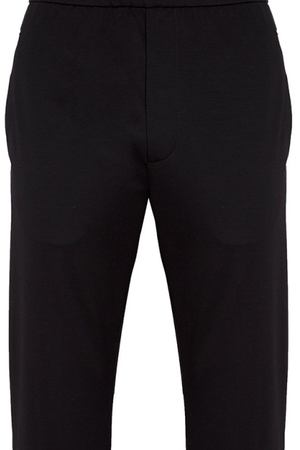 Черные брюки из хлопкового микса Prada 4071285 купить с доставкой