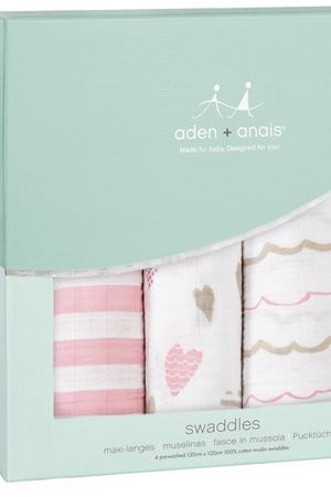 Набор пеленок с разноцветными принтами Aden+Anais 213371643 купить с доставкой