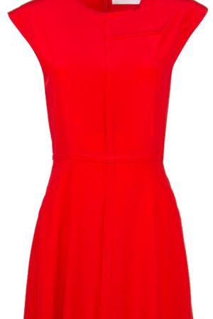 Шелковое платье  Victoria Beckham Victoria Beckham dr mid 6467 Красный вариант 2 купить с доставкой
