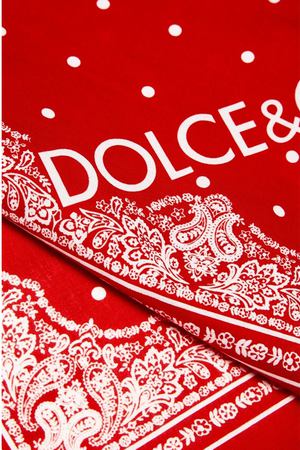 Красный хлопковый платок Dolce & Gabbana 59972001 купить с доставкой