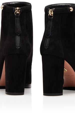 Замшевые ботильоны черного цвета Albemarle Bootie 85 Aquazzura 97572019 вариант 2