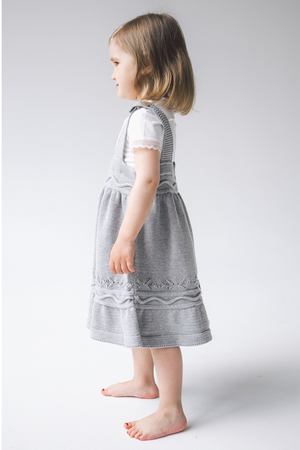 Вязаное платье серого цвета Bubbles 207572191
