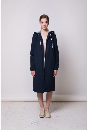 Плащ Buttermilk Garments hard weather jacket navy купить с доставкой