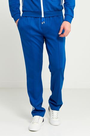 Синие спортивные брюки с лампасами Gucci 47073378