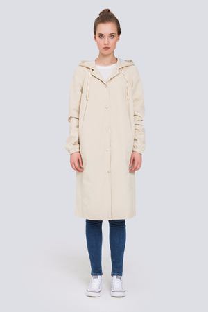 Плащ Buttermilk Garments hard weather jacket beige