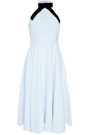 Голубое платье с черным бантом Alexa Chung 215973452 вариант 3 купить с доставкой