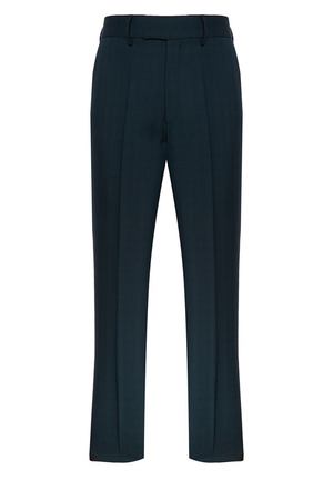 Темно-зеленые брюки из шерсти Balenciaga 39773363 вариант 4 купить с доставкой