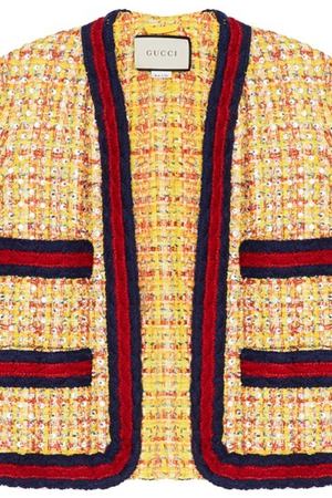 Жакет из яркого твида Gucci 47073528 вариант 2
