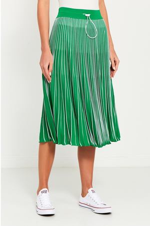 Зеленая плиссированная юбка Valentino 21073732