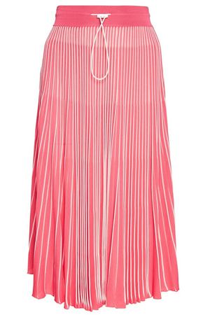Розовая плиссированная юбка Valentino 21073731 купить с доставкой