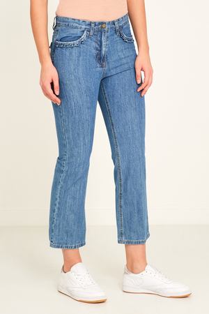 Укороченные джинсы с рюшами Paul&Joe Sister 41774212 купить с доставкой