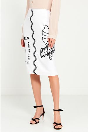 Юбка с контрастной отделкой Stella McCartney 19374682
