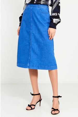 Джинсовая юбка-карандаш Stella McCartney 19374685 купить с доставкой