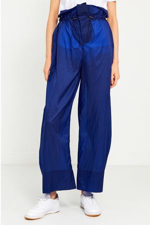 Синие брюки с кулиской Stella McCartney 19374701 купить с доставкой