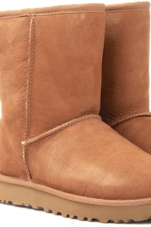 Замшевые угги с мехом UGG Australia Ugg Australia 1016223 CHE Оранжевый купить с доставкой