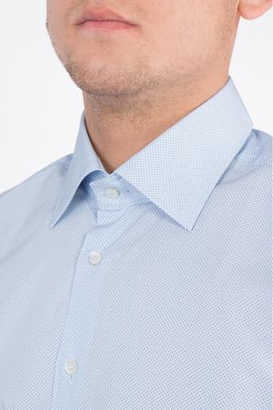 Хлопковая рубашка с принтом ETRO ETRO 14570/3083/ голубой вариант 3