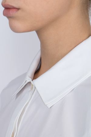 Хлопковая блуза Salvatore Ferragamo Salvatore Ferragamo 0649231 Белый купить с доставкой