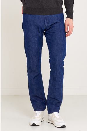 Синие джинсы Canali 179375550