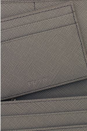 Серый кошелек из сафьяновой кожи Prada 4075760 купить с доставкой