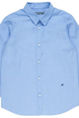 Синяя хлопковая рубашка ACTEUR Bonpoint 121076347