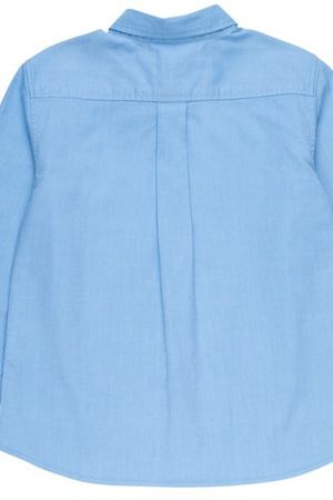 Голубая хлопковая рубашка ACTEUR Bonpoint 121076319 купить с доставкой