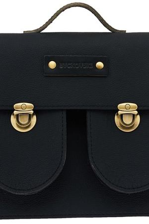 Черный портфель с двумя карманами «Захаренко» Byckovski 222276852
