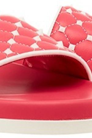 Розовые кожаные сандалии Garavani Free Rockstud Spike Valentino 21076696 купить с доставкой