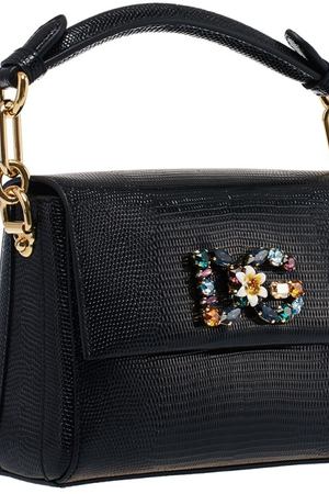 Черная сумка с кристаллами Millennials Dolce & Gabbana 59977168