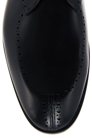 Черные кожаные дерби A Mon Homme Flat Christian Louboutin 10677248