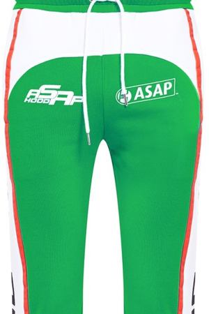Зеленые спортивные брюки из хлопка Hoodlab 222077272 вариант 2