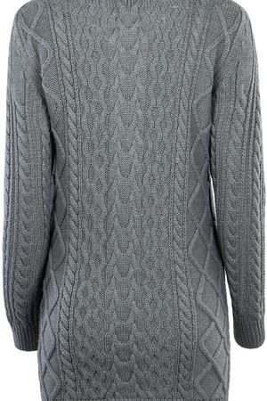 Платье-свитер с вышивкой Philipp Plein Philipp Plein CW413416 Серый череп в кристалах купить с доставкой