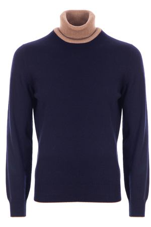 Кашемировый свитер Brunello Cucinelli M2212903 CT053 Синий вариант 2 купить с доставкой