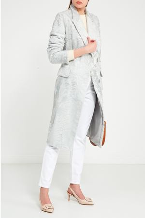 Пальто из каракульчи светло-бирюзового цвета Alena Akhmadullina 7378233 вариант 2
