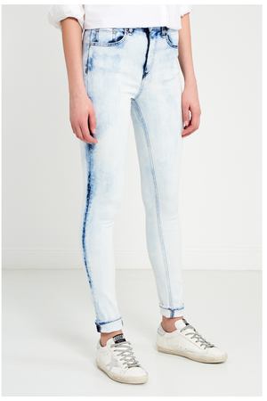 Голубые джинсы с «вареным» эффектом Rag&Bone 188777829 купить с доставкой