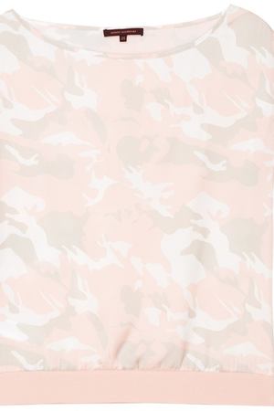Розовая блузка с камуфляжным принтом Adolfo Dominguez 206178038