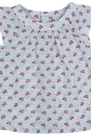 Хлопковая блуза с принтом CAPUCINE Bonpoint 121078327
