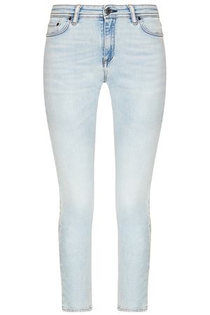 Голубые выбеленные джинсы-скинни Acne Studios 87678374 вариант 2
