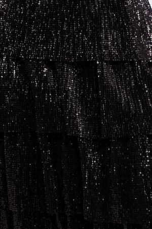 Черная юбка-миди с пайетками A La Russe 6779056
