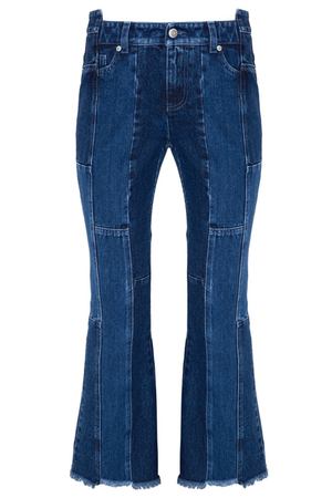 Синие джинсы пэчворк Alexander McQueen 38478484 вариант 3