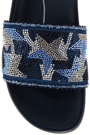 Синие сандалии со звездами LOLA CRUZ 169879020 купить с доставкой