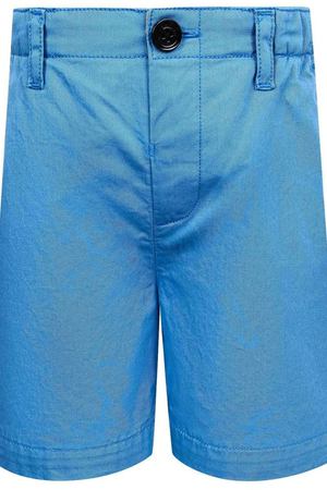Голубые шорты с эластичным поясом Burberry Children 125379591 купить с доставкой