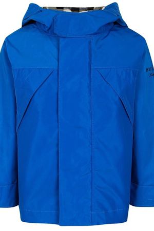 Синяя куртка Burberry Children 125379599