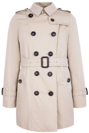 Бежевый тренч Burberry Children 125379636