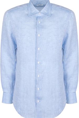 Льняная рубашка Attolini Cesare Attolini cau27/patrick s18cm76 002 Голубой