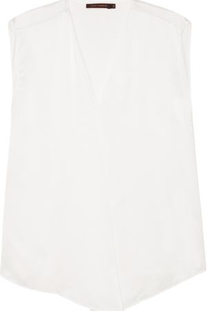 Белая шелковая блузка Adolfo Dominguez 206179866