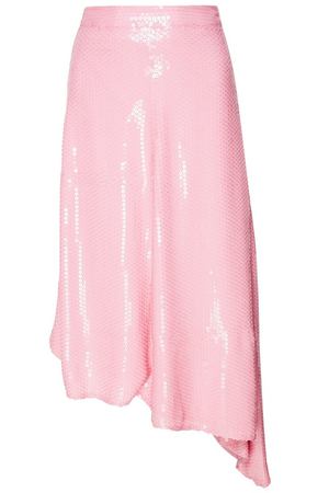 Розовая юбка с пайетками MSGM 29680387